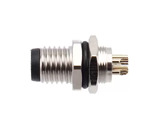 M8 Male Front Mount Socket(Solder, Screw M8*0.5)