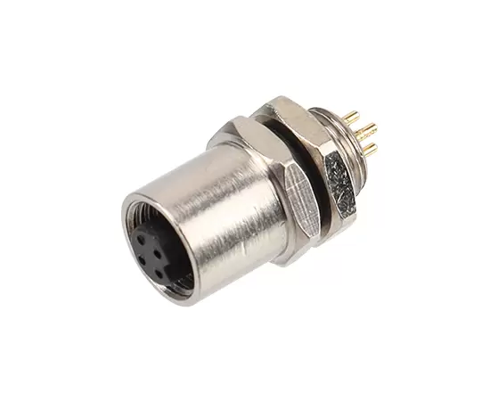 M5 Female Front Mount Socket ( PCB )