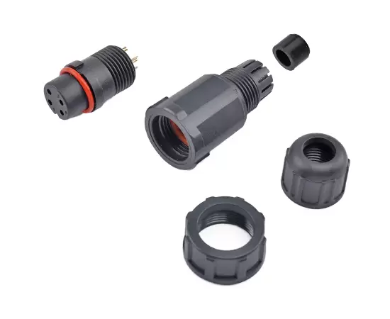 E10 Straight Female Field Installable Plug(Threaded)