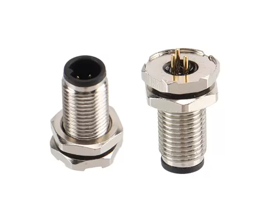 M5 Male Back Mount Socket ( PCB )