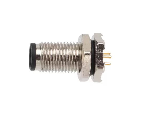 M5 Male Back Mount Socket ( PCB )