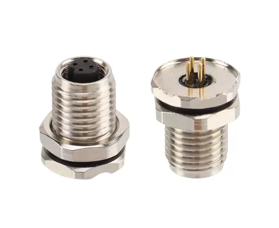 M5 Female Back Mount Socket ( PCB )