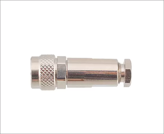 M9 Straight Female Metal Plug (Solder)