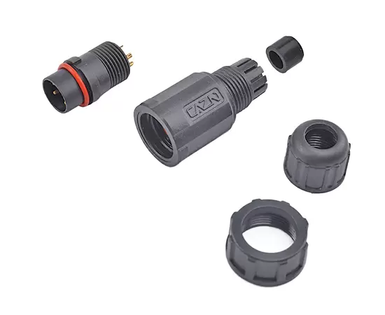 E10 Straight Male Field Installable Plug(Threaded)