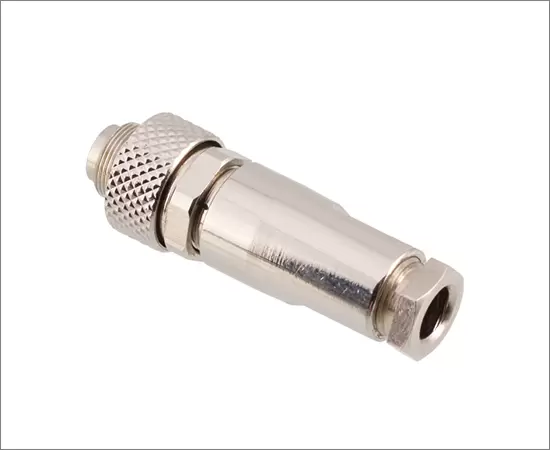 M9 Straight Male Metal Plug (Solder)