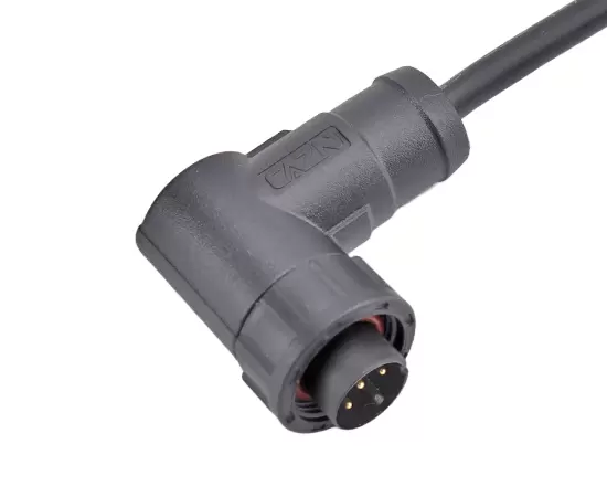 E10 Right Angle Male Overmolded Plug(Threaded)