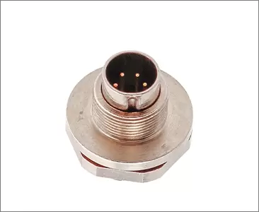 M9 Male Front Mount Socket (Solder)