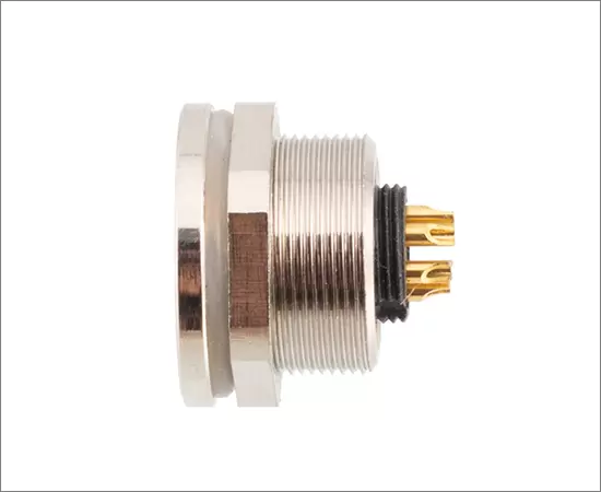 M9 Female Front Mount Socket (Solder)