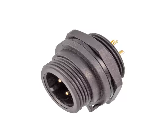 E10 Male Front Mount Solder Receptacle(Threaded)