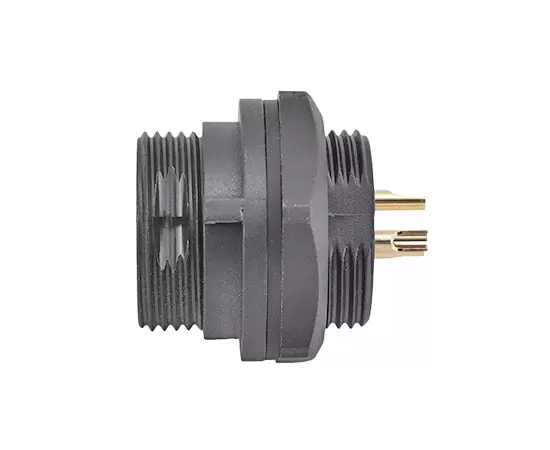 E10 Male Front Mount Solder Receptacle(Threaded)