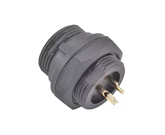 E10 Male Front Mount Solder Receptacle(Threaded)