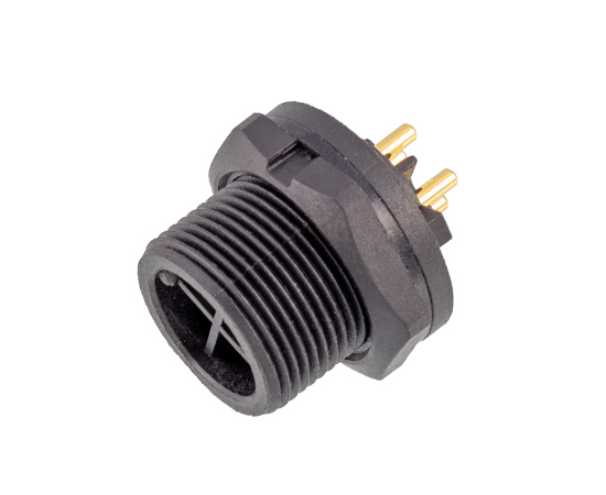 E10 Male Back Mount PCB Receptacle(Threaded)