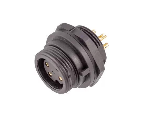 E10 Female Front Mount Solder Receptacle(Threaded)