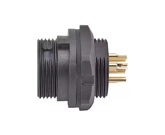 E10 Female Front Mount Solder Receptacle(Threaded)