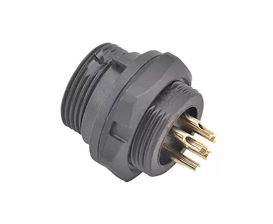 E10 Female Front Mount Solder Receptacle(Threaded)