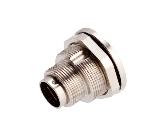 M9 Male Back Mount Socket (Solder)