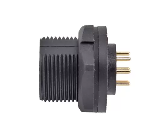 E10 Female Back Mount PCB Receptacle(Threaded)