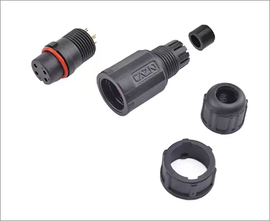 E10 Straight Female Field Installable Plug(Bayonet)