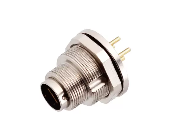 M9 Male Back Mount Socket (PCB)