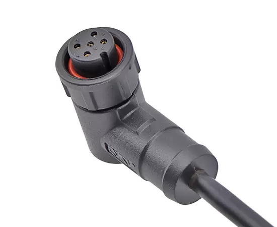 E10 Right Angle Female Overmolded Plug(Bayonet)