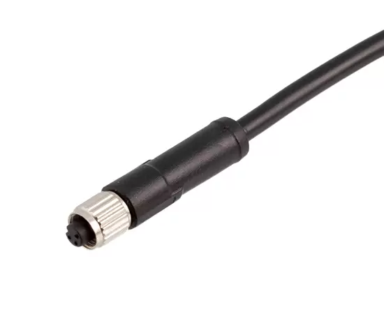 M5 Straight Female Overmolded Plug