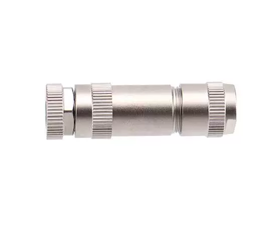 M8 Straight Female Metal Assembled Plug (Screw terminal)