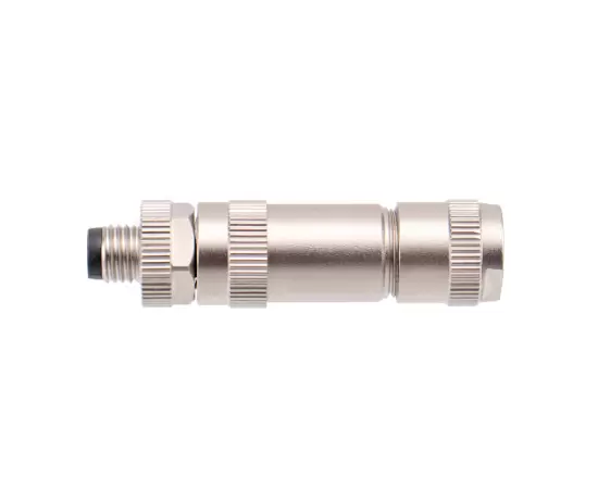 M8 Straight Male Metal Assembled Plug (Screw terminal)