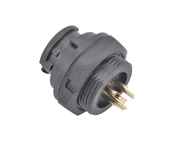 E10 Female Front Mount Solder Receptacle(Bayonet)