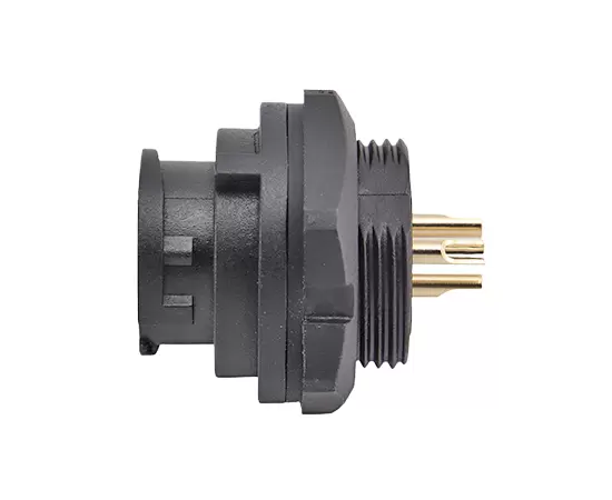 E10 Female Front Mount Solder Receptacle(Bayonet)