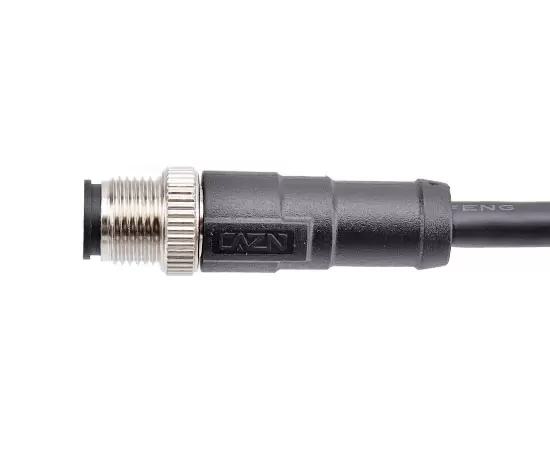 M12 Straight Male Overmolded Plug