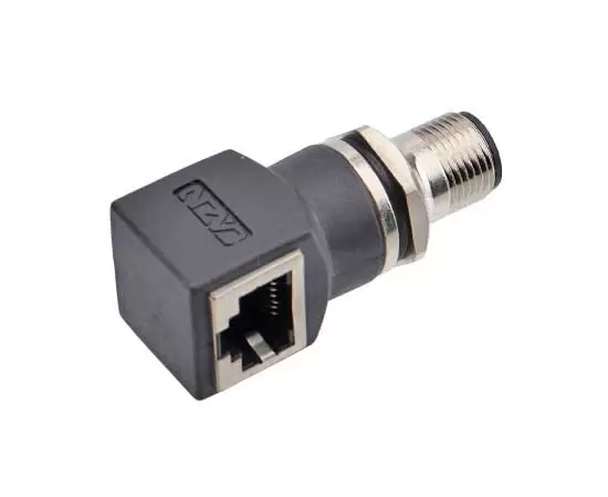 M12 Angled Male to RJ45 Adapter