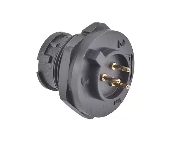 E10 Female Back Mount PCB Receptacle(Bayonet)
