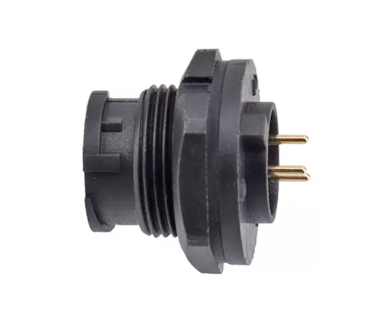 E10 Female Back Mount PCB Receptacle(Bayonet)