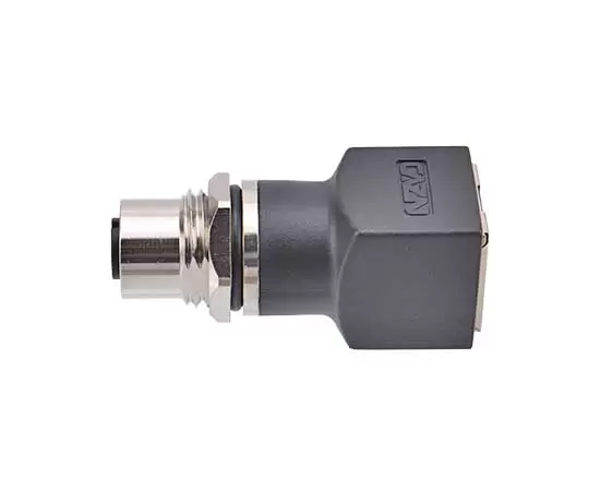 M12 Straight Female to RJ45 Adapter