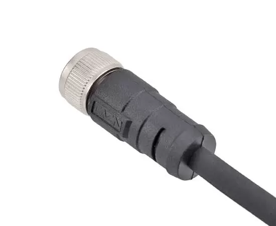 M12 Straight Female Overmolded Plug (Damping style)