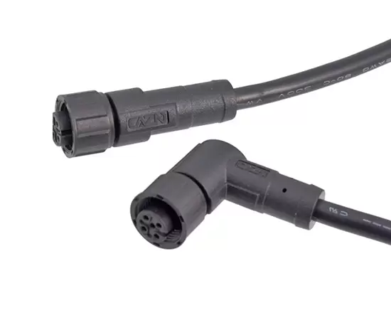 M12 Straight Female Overmolded Plug (Plastic style)
