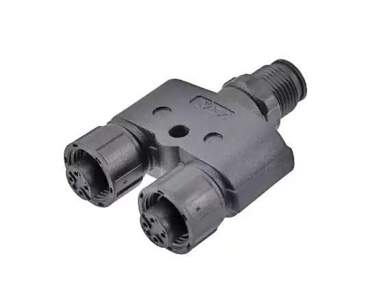 M12 Y-Type Adapter (PSS, Plastic type)