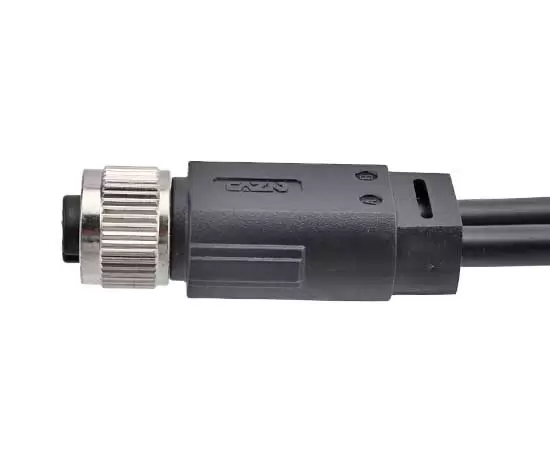M12 Female 1 to 2 Overmolded Plug