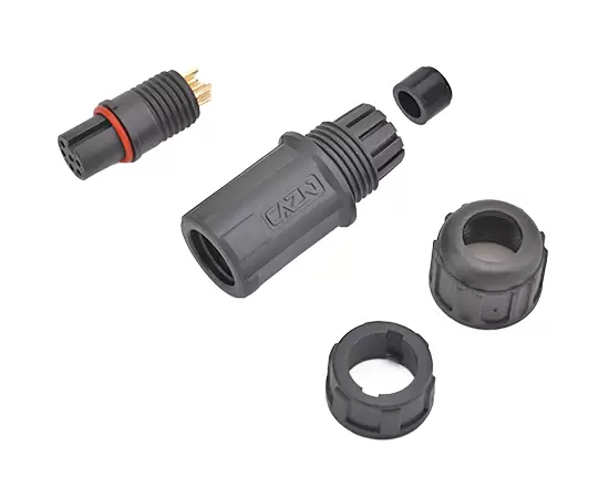 E7 Straight Female Field Installable Plug (Bayonet)