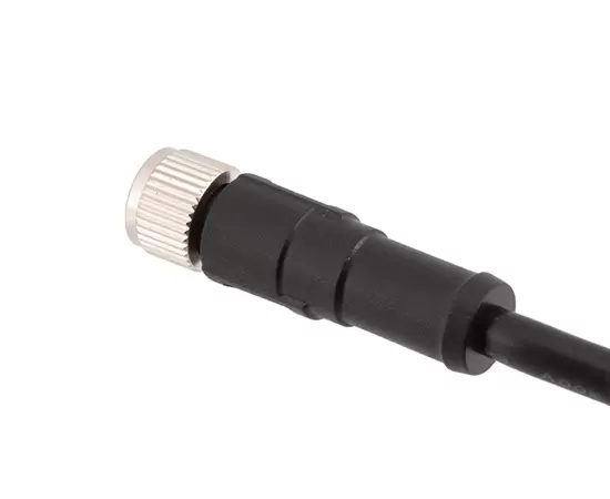 M8 Straight Female Overmolded Plug