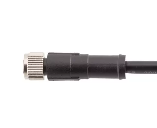 M8 Straight Female Overmolded Plug