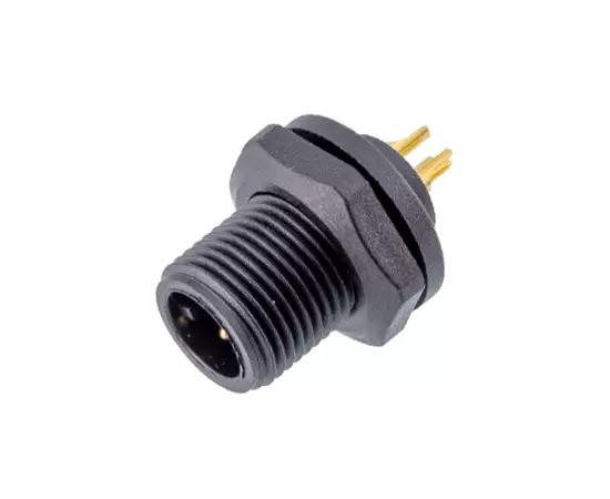 E7 Male Back Mount Solder Receptacle(Threaded)