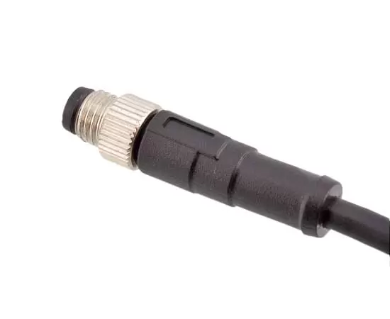 M8 Straight Male Overmolded Plug