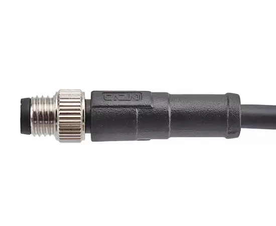 M8 Straight Male Overmolded Plug