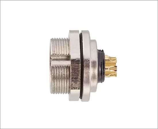 M9 Female Back Mount Socket (Solder)