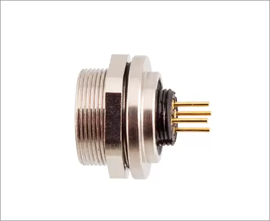 M9 Female Back Mount Socket (PCB)