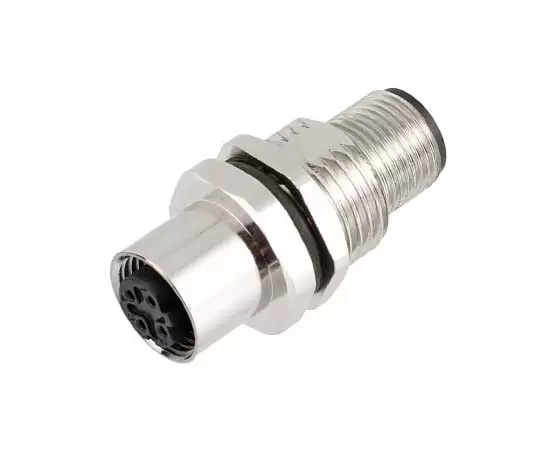 M12 I-Type Adapter (M12-M12, PS, Metal Style)
