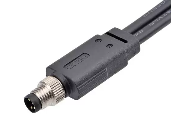 M8 Male 1 to 2 Overmolded Plug