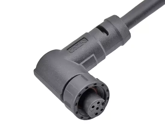 E7 Right Angle Female Overmolded Plug(Bayonet)