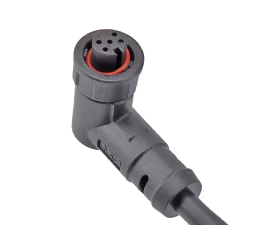E7 Right Angle Female Overmolded Plug(Bayonet)